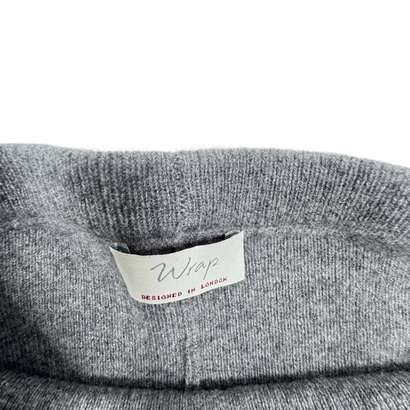 Wrap London Deluxe CASHMERE Gray Leggings Size 6 SUPER COZY SOFT - Picture 2 of 6